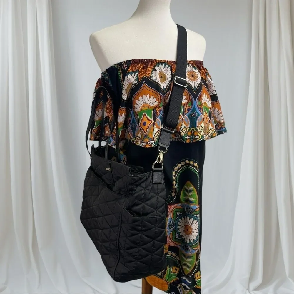 Kate Spade Baby Diaper Bag Wilson Road Kaylie Maxi Shoulder bag. Black quilted - Picture 3 of 16
